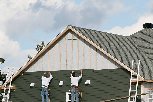 Professional Emergency Siding Repair technician working in Media, PA